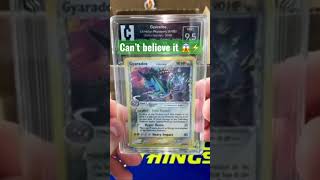 Can’t Believe I Got THIS graded DELTA SPECIES card 😱 #shorts #pokemon #gyarados