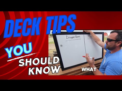 How to build a deck - Beam discussion