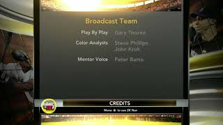 Major League Baseball 2K11 (PS3) - Credits