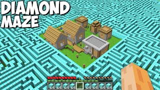 This is Endless DIAMOND MAZE around Village !!! Infinity Treasure Maze Challenge !!! screenshot 5
