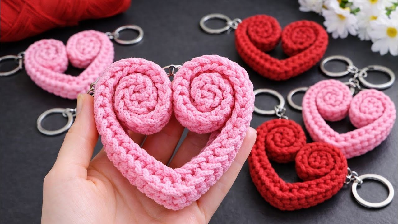 How to ♥️  3 minutes Valentine’s gift ideas 😱 VERY EASY/Everyone Is Obsessed With This Crochet Heart