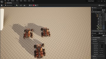 UE5 Chaos Vehicle Physics Simulation Dedicated Server