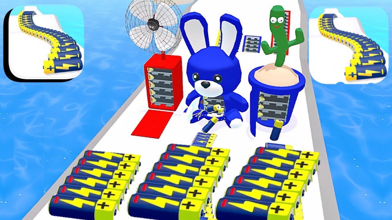Battery Run 3d 🔋🌈🔋All Levels Walkthrough (iOS,Android) 😎Gameplay MAX ✅NEW UPDATE