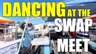 Plant accessories, pulse oximeters, roasted corn at the Swap Meet/Flea Market, Maclin Chino/Ontario