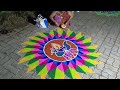Kolam competition//3D kolam #kolam #shorts #shortsvideo #rangolu