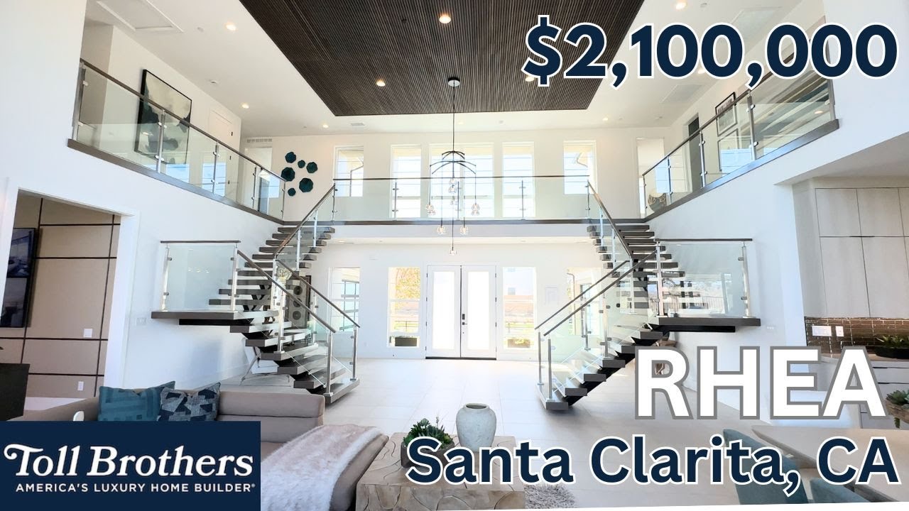 RHEA Stunning New Toll Brothers Home Tour | Tesoro Highland, Alta Monte, Santa Clarita, CA
