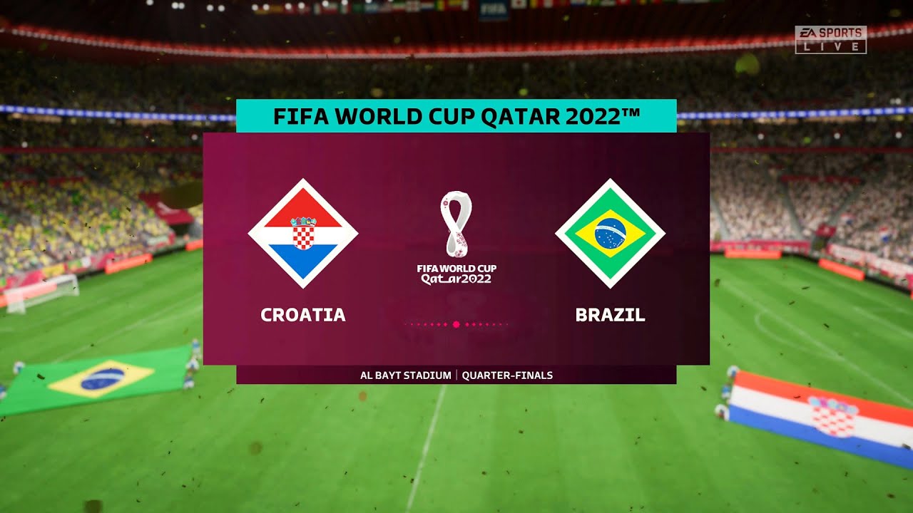 FIFA World Cup Qatar 2022 (Quarter Final) - Croatia Vs Brazil - FIFA 23