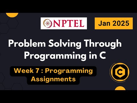 NPTEL Problem Solving
