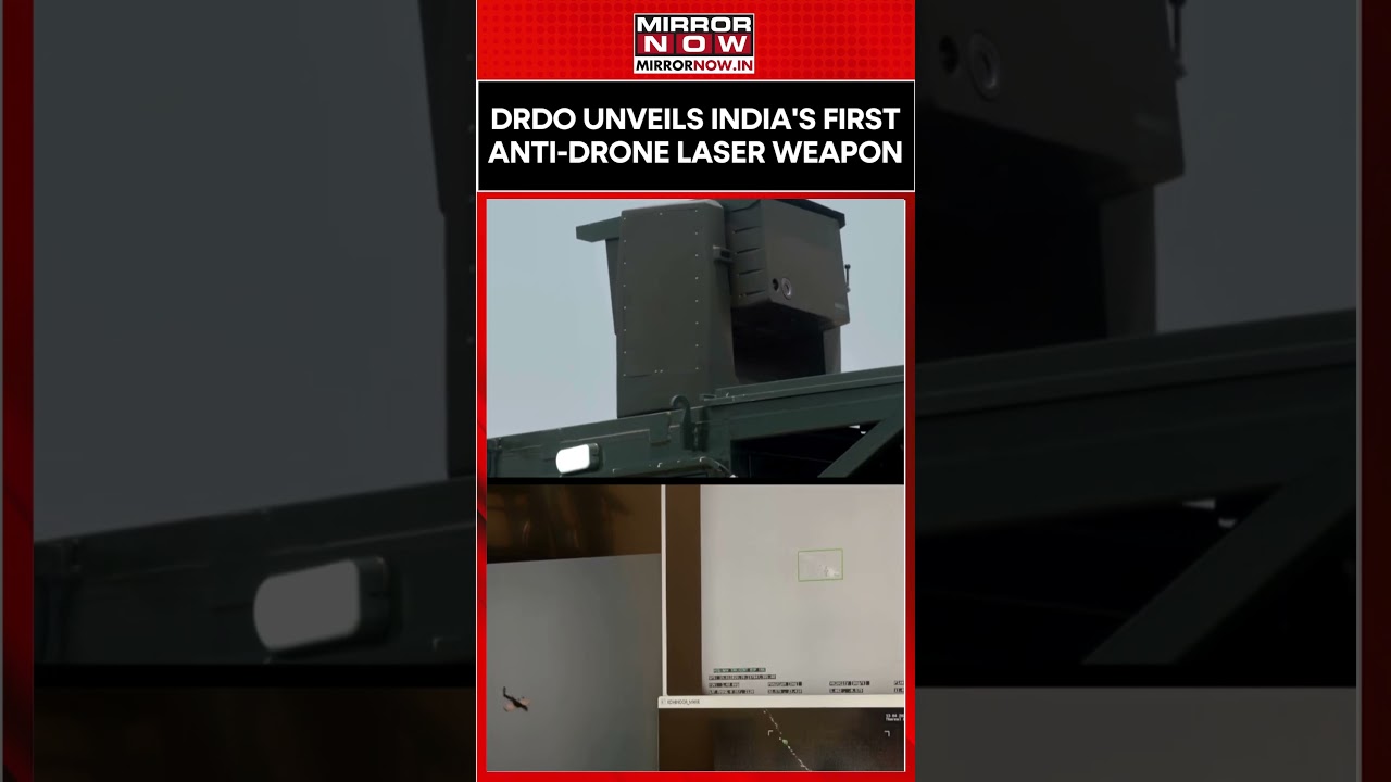 DRDO Unveils India's First Anti-drone Laser Weapon; Historic Milestone In Defence Tech | 