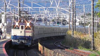 【甲種輸送】EF652092牽引、東京メトロ17000系8両2021.11.20