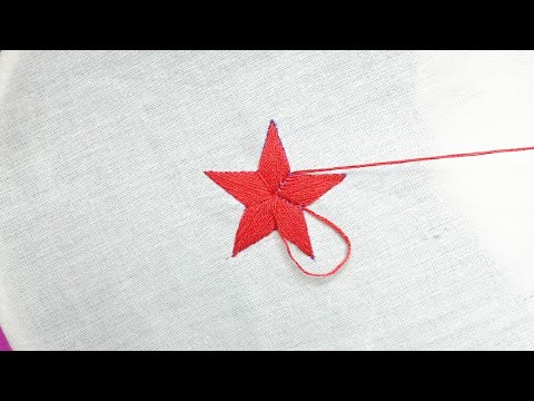 How to Embroider a Perfect Five-Pointed Star