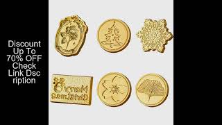 Christmas Wax Seal Stamps Sealing Wax Vintage Sello Candy Retro Envelopes Sealing Stamp Head Wedding