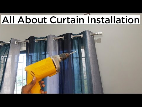 Window Curtain Installation Guide | Materials