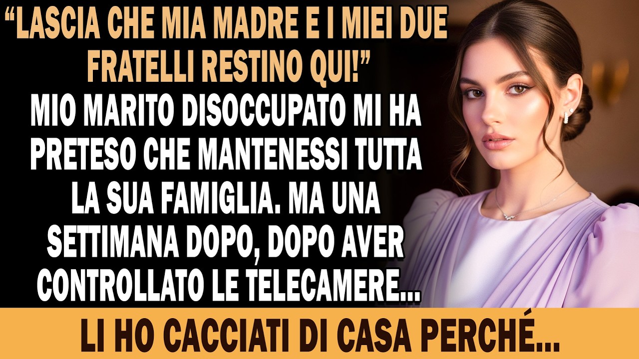 Mio marito, disoccupato, ha portato sua madre e i suoi fratelli a vivere nella casa che ho comprato col mio sudore e mi ha ordinato di mantenerli tutti. «Tu sei solo la moglie, il tuo compito è...