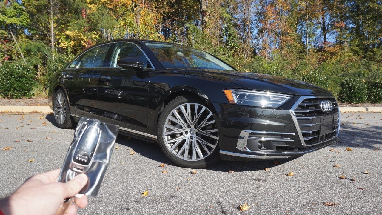 2019 Audi A8 L 3.0T Sedan: Start Up, Walkaround and Review