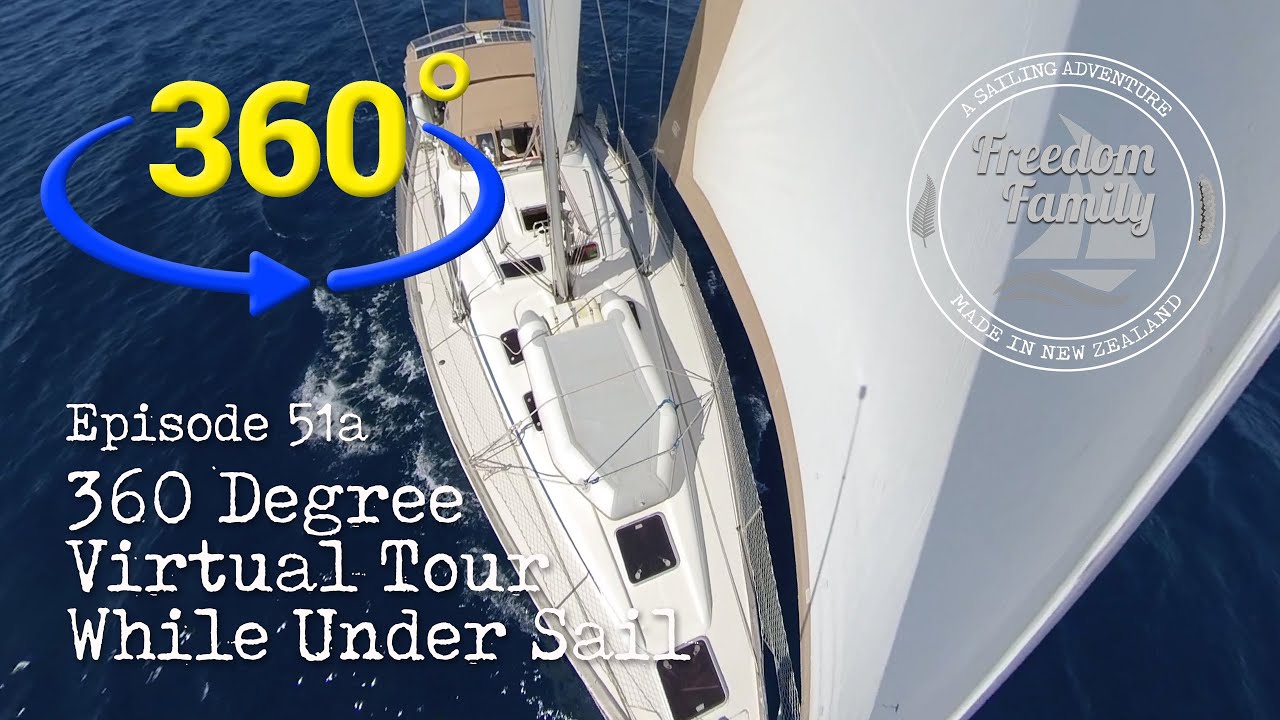51a I Virtual Tour on board Polly while under sail I Freedom Sailing