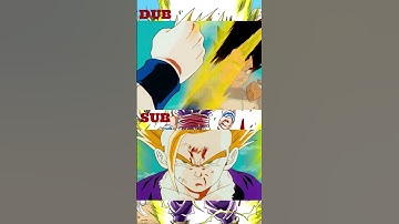 Perfect Cell Returns - Dub Vs Sub! #dbz  #dragonball #shorts