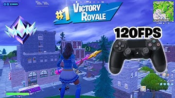 Fortnite Unreal Ranked Reload on PS4 Controller | 120 FPS Gameplay | Solo