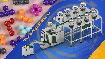 Lego Building Blocks Packing Machine | Plastic Bricks Counting Packaging Machine