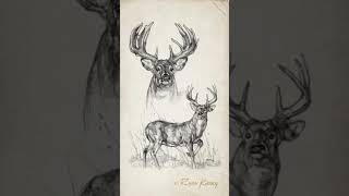 Sketch Daily whitetaildeer deer sketch sketchdaily ryankirbyart deerhunting fall