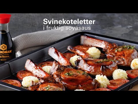 Video: Svinekoteletter Med æble Sauce