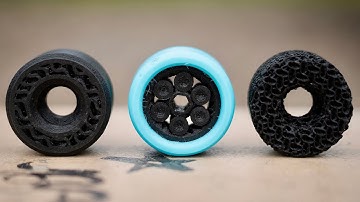 UNBREAKABLE 3D PRINTED SKATEBOARD WHEELS?!