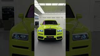 Rolls Royce in LIME GREEN