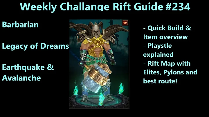 Diablo 3: Challenge Rift #234 - Quick & Easy Guide - Maps & Everything you need for a quick time!!