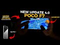 POCO F7 NEW UPDATE 4.0! PUBG MOBILE 120 FPS WITH FPS AND TEMPERATURE METER 🤯 (CONTROL AND SENSIVITY)