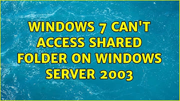 Windows 7 can