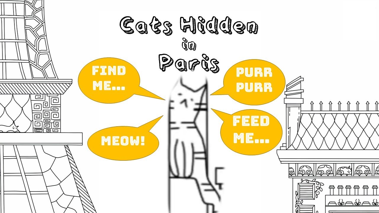 Cats Hidden In Paris Find All 100 Of Them YouTube Cats hidden in paris find all 100 of them youtube