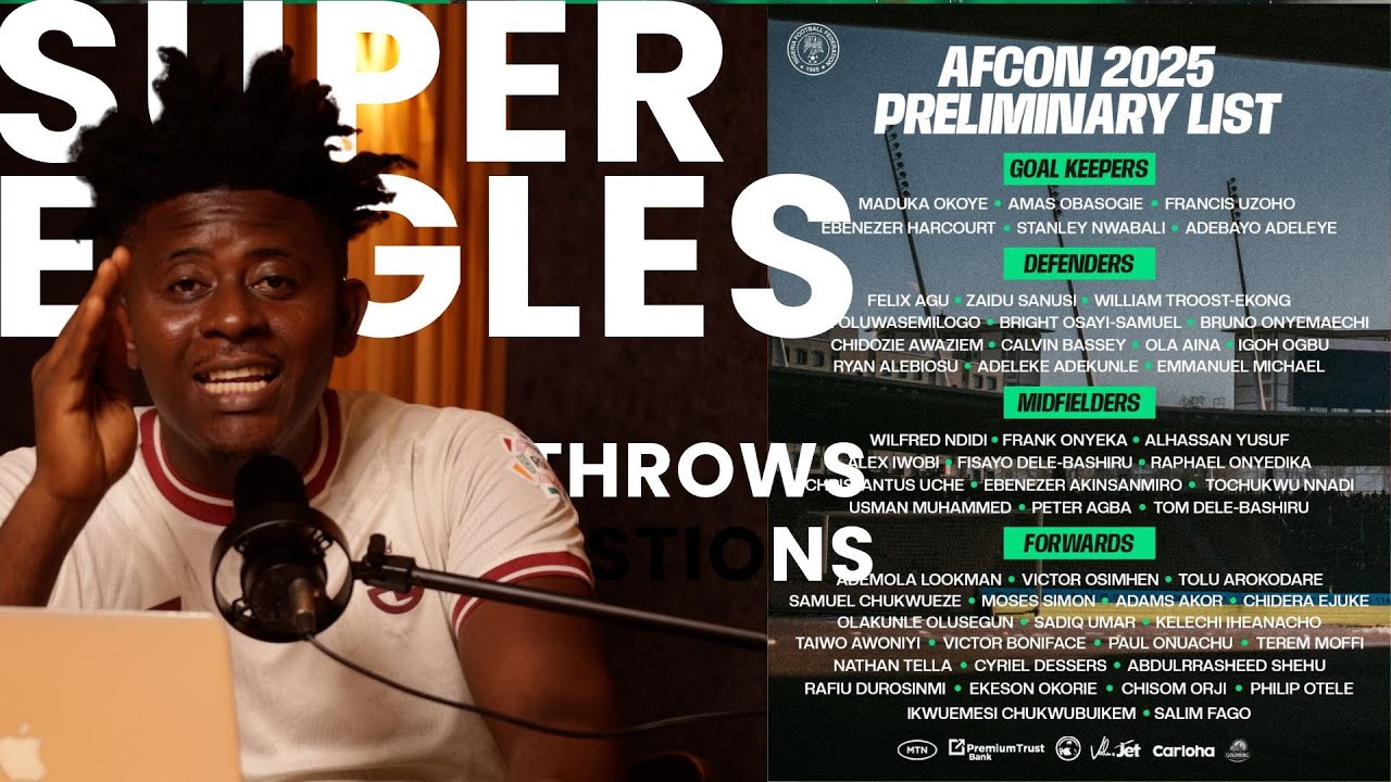 ERIC CHELLE RELEASES 54 MAN SUPER EAGLES LIST THAT DOESNT SOLVE OUR MIDFILED PROBLEM