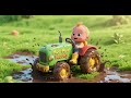 Baby Tractors Mud Mud Muddy Boots | Nursery Rhymes and Kids Songs