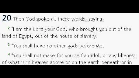 The Real First Commandment