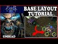 Grubby | Warcraft 3 TFT | 1.30 | UNDEAD Base Layout TUTORIAL