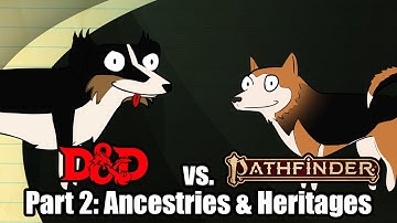 Races & Ancestrie | D&D 5e vs Pathfinder 2e | Tabletop Worms Explain