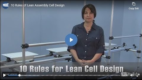 10 Rules of Lean Assembly Cell Design