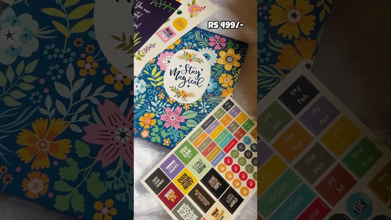 The best planner under Rs500/-😍 #planner #manifestation #visionboard #2025 #2024