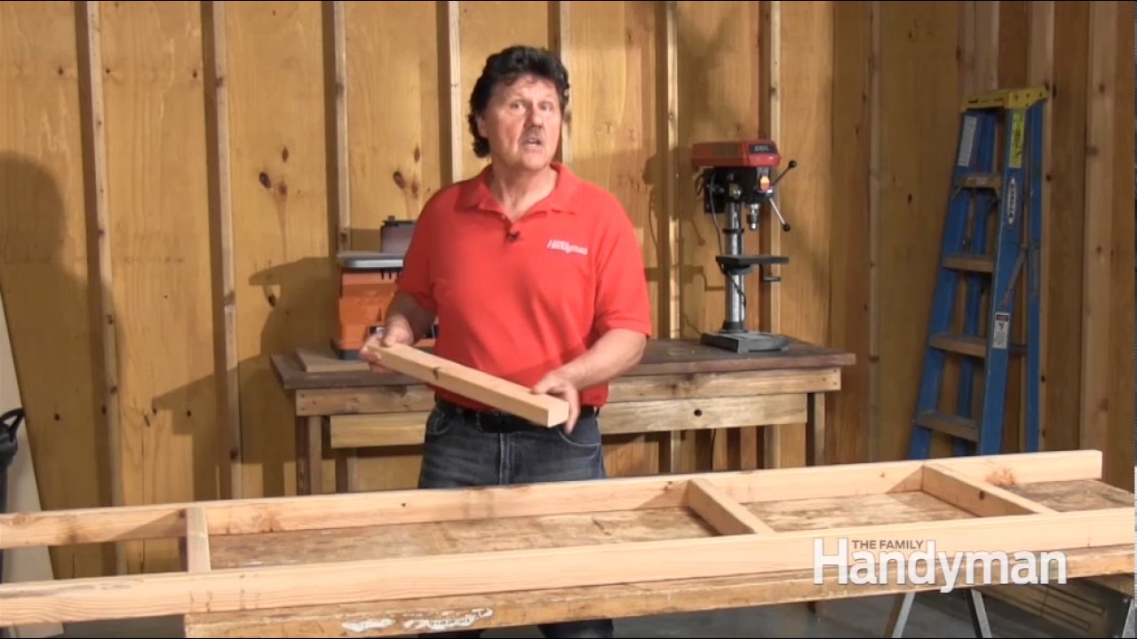 Build a Portable Sawhorse Table - YouTube