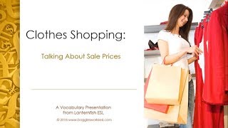 Clothes Shopping Sale Prices