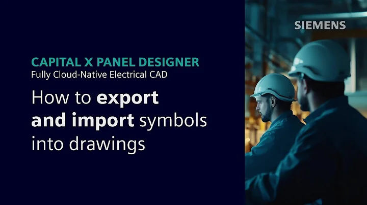 How to export and import symbol information in Capital X Panel Designer
