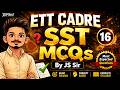 ETT Cadre SST MCQs | ETT Cadre Preparation 16