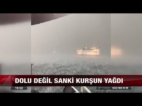 Dolu fırtınasının görüntüleri! - 28 Temmuz 2017