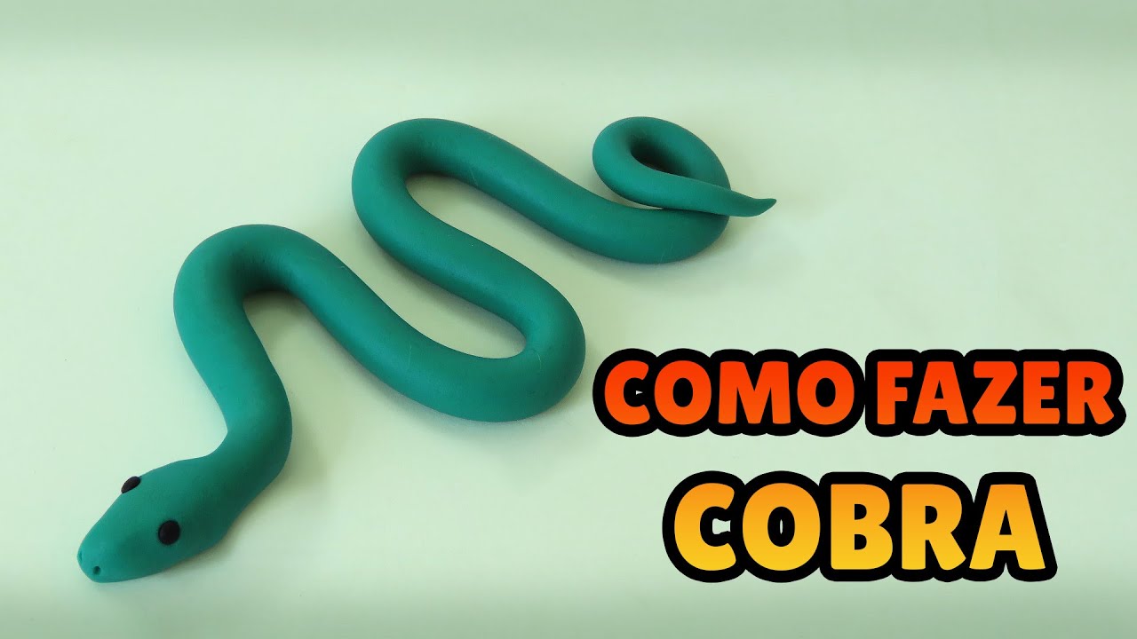 How to Make a SNAKE - Easy Tutorial Clay, Play Doh, Fondant, Plastilina or  air dry clay - DIY 