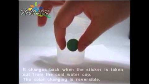 Color Changing Sticker