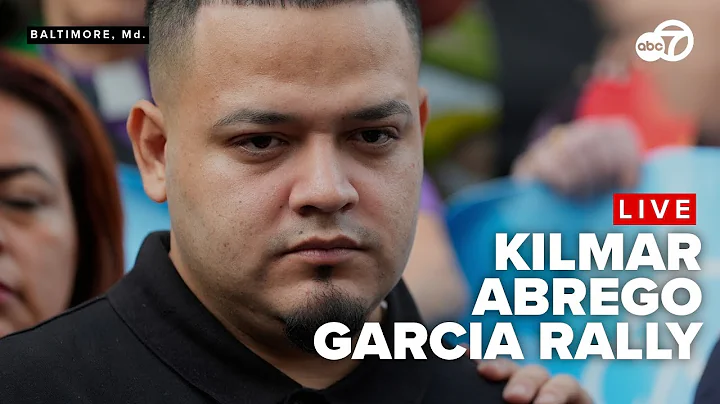 LIVE: Supporters rally outside Baltimore ICE office for Kilmar Abrego Garcia