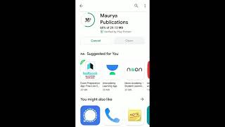 Maurya Publication app available in play store screenshot 1