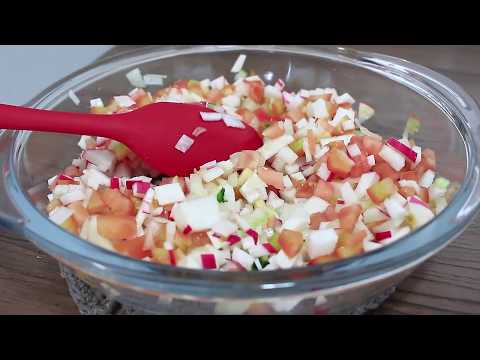 Vídeo: Como Fazer Saladas De Rabanete De Verão
