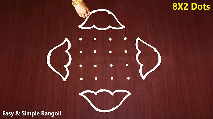 Dhanurmasam Sankranthi Muggulu | 8*2 dots Easy Pongal Kolam | Festival Rangoli Design | Pongal kolam