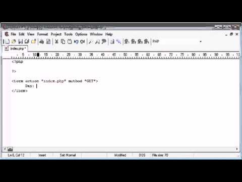Beginner PHP Tutorial   71   Working with Form Data flv